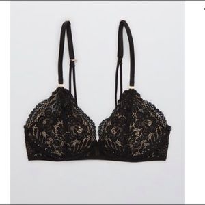 NWT!! 32B Aerie Real Power Wireless Push-up Bra